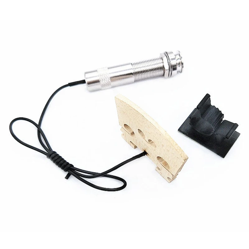 Manufacturer Hot Selling Multifunction High Quality Violin Pickup With Bridge For Sale EQ Equalizer