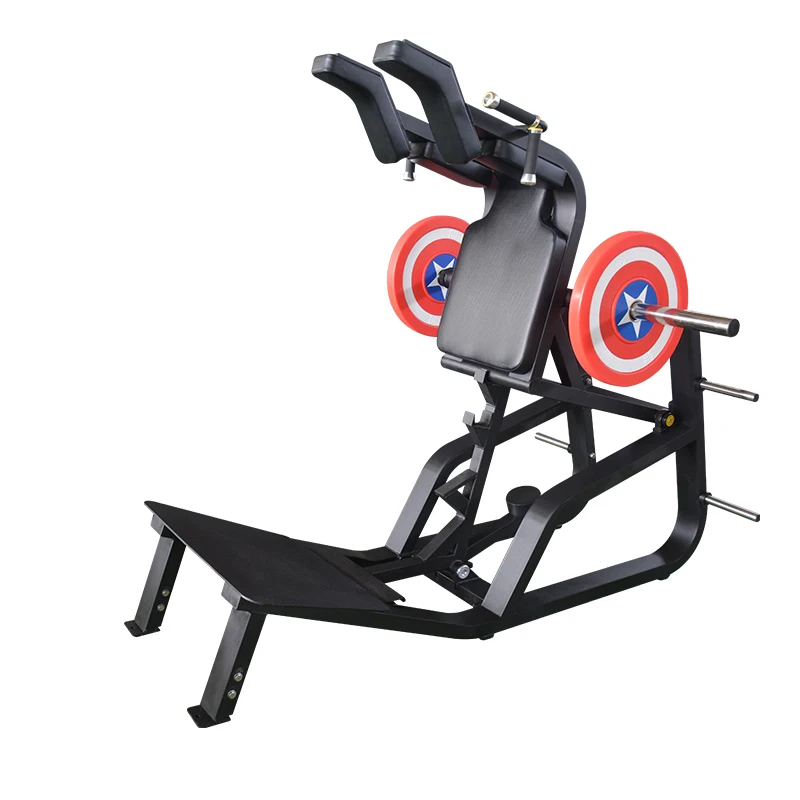 Gym Equipment V Squat Plate Loaded Fitness Equipment Hip Glute Drive Commercial Super Squat Machine