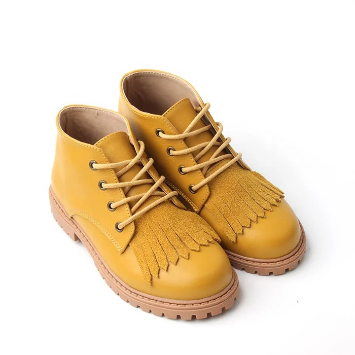 Mix Color Fashionable Kids Leather Boots Girls Children Boots