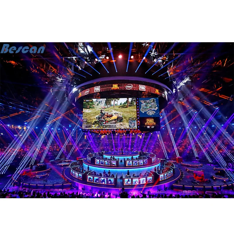 Indoor Waterproof Giant Stage  Rental Display Advertise Display Panels Video Wall For Concert