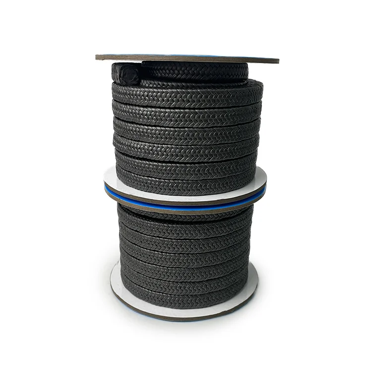 BLACK GRAPHITE PTFE GLAND PACKING FOR PUMP AND VALVE