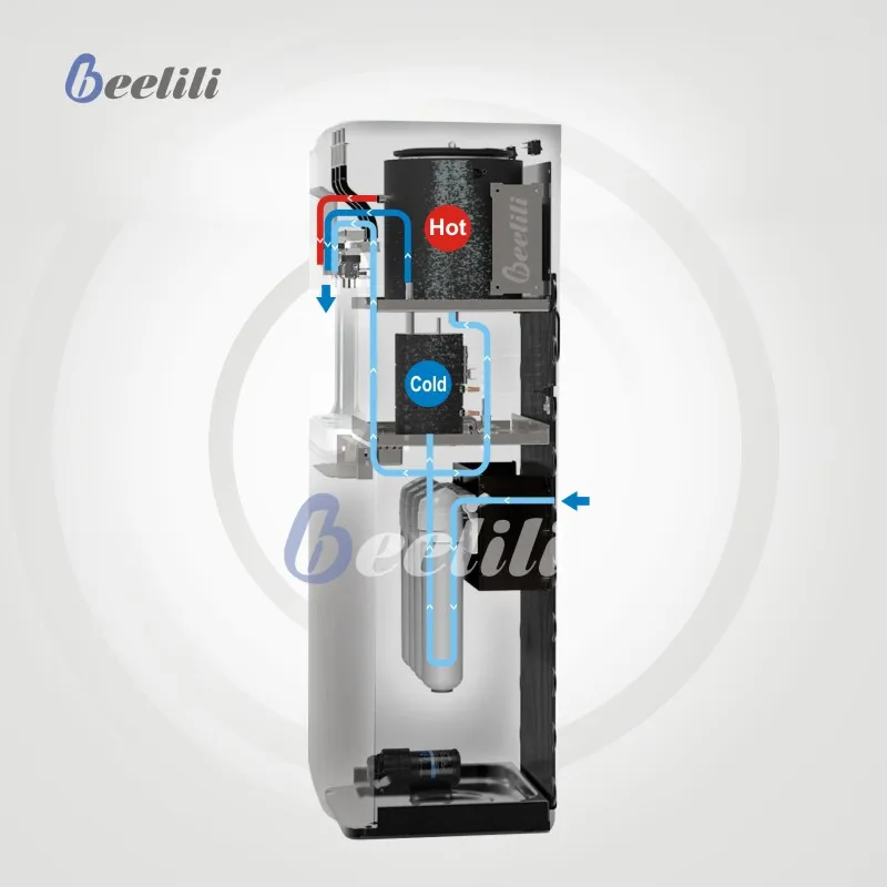 Beelili  Freestanding bottom loading bottled hot cold water dispensers china drinking water dispenser