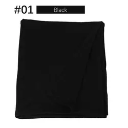 Простой в носке однотонный трикотажный хиджаб шарф шали Премиум эластичный спортивный Трикотажный Шарф