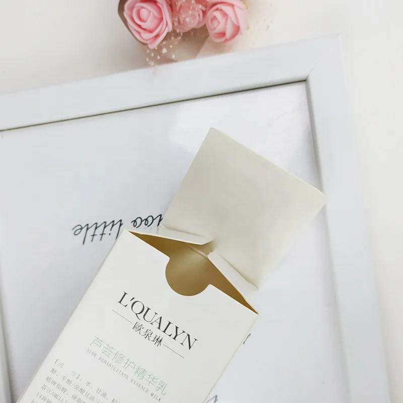 Warehouse folding box Luxury Cardboard Skincare Set Packaging Skin Cosmetic Paper Packaging Box