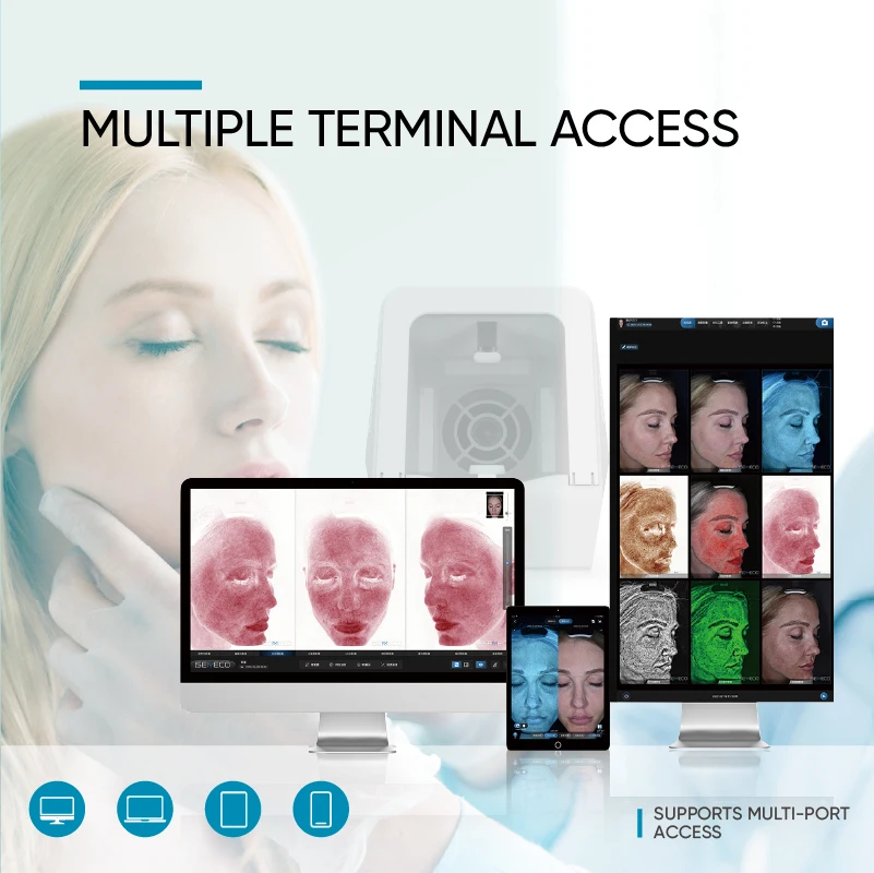 MEICET ISEMECO S7  Professional 3D Skin Test Analyzer Top-Selling Facial Scanner Device for Clinics Beauty Equipment