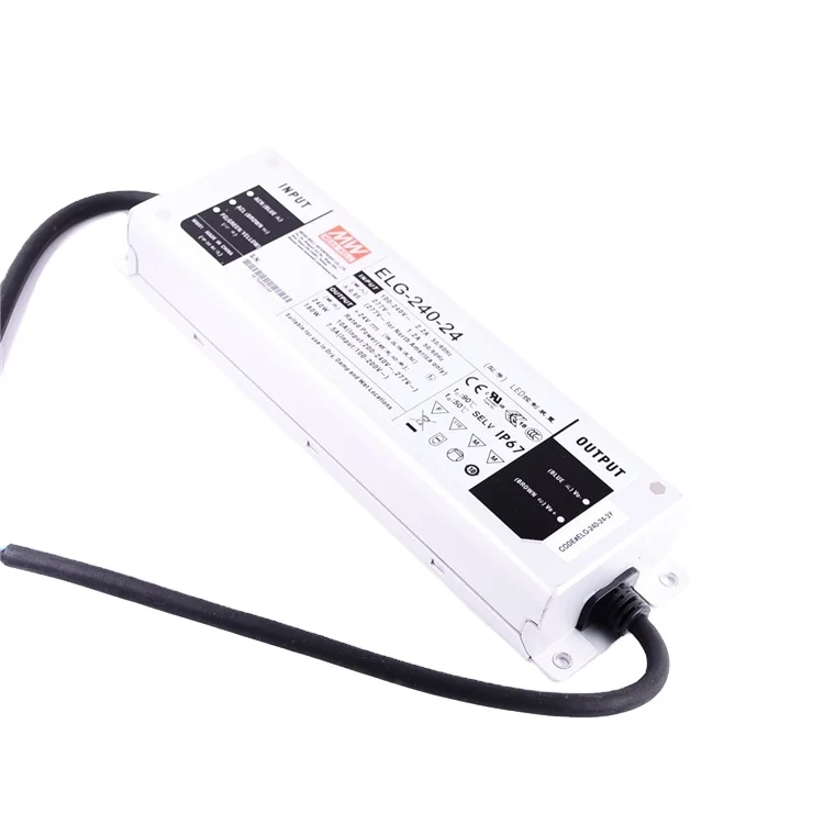 Meanwell LED Driver 240W 24V ELG-240-24 Dimmable LED Driver Power Supply