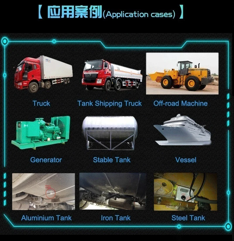 wireless fuel level sensors non contact media ultrasonic level sensor DF520