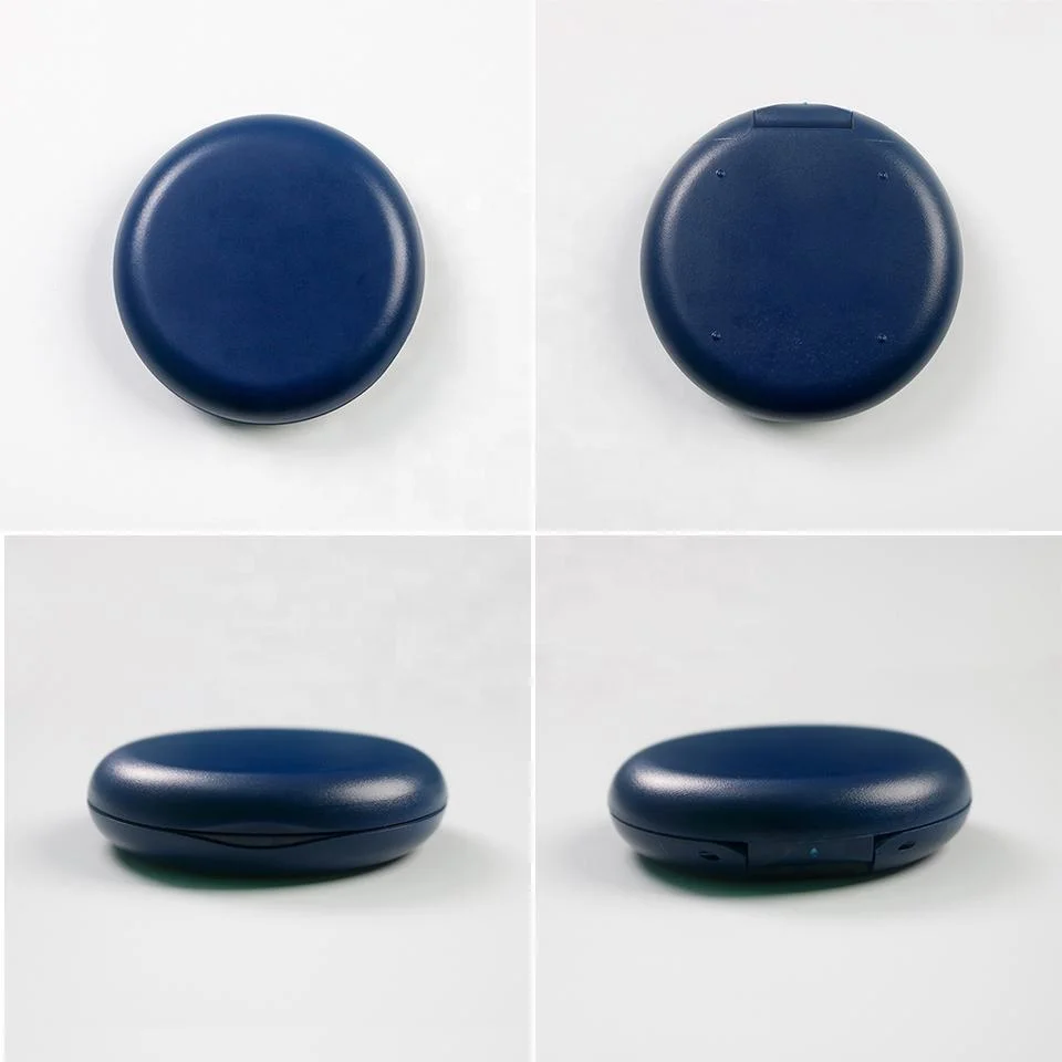 Dental Invisible Brace Storage Box Orthodontic Aligner Box with Mirror with Food Grade Silicone Pad