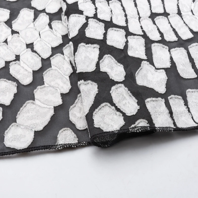 TDR886N-L  hot sell rayon  cotton jacquard clothing fabric for women dress