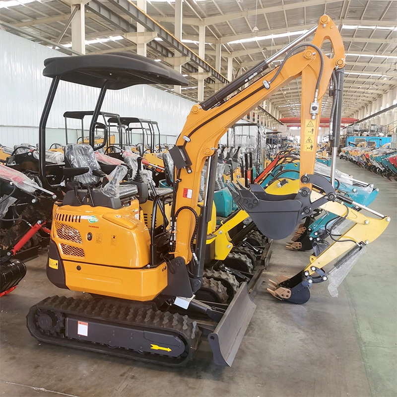FREE SHIPPING China Cheap Small Digger Wholesale Micro Compact Mini Excavator 1.8 Ton Bagger Prices for Sale with EPA/CE/EURO
