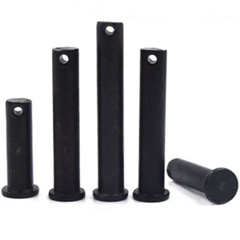 Black oxide Carbon Steel Grade 4.8 8.8 10.9 12.9 Clevis Pins With Head Pins With Split Pin Hole ISO2341