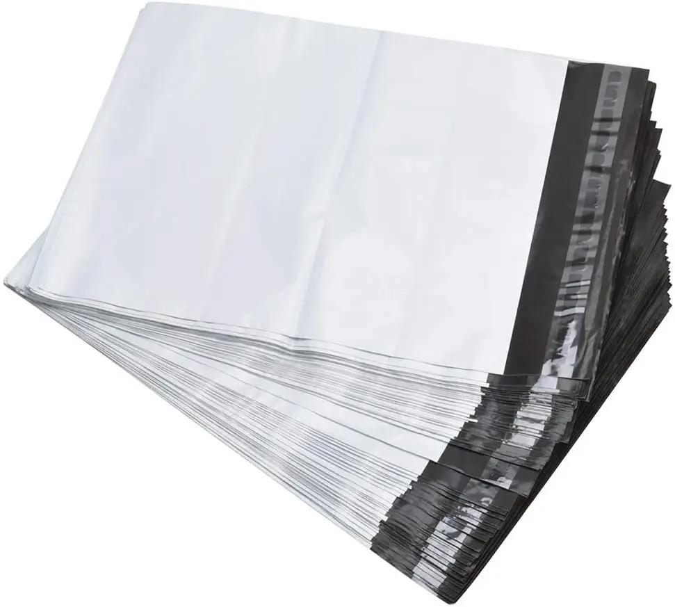 Good quality custom poly mailers apparel polymailers material PE plastic big courier polybag mailing bags for clothing