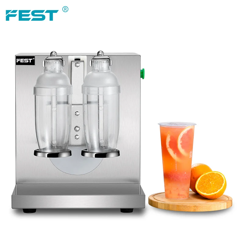 Double Head Automatic Bubble Tea Milk Tea Shaker Machine for sale
