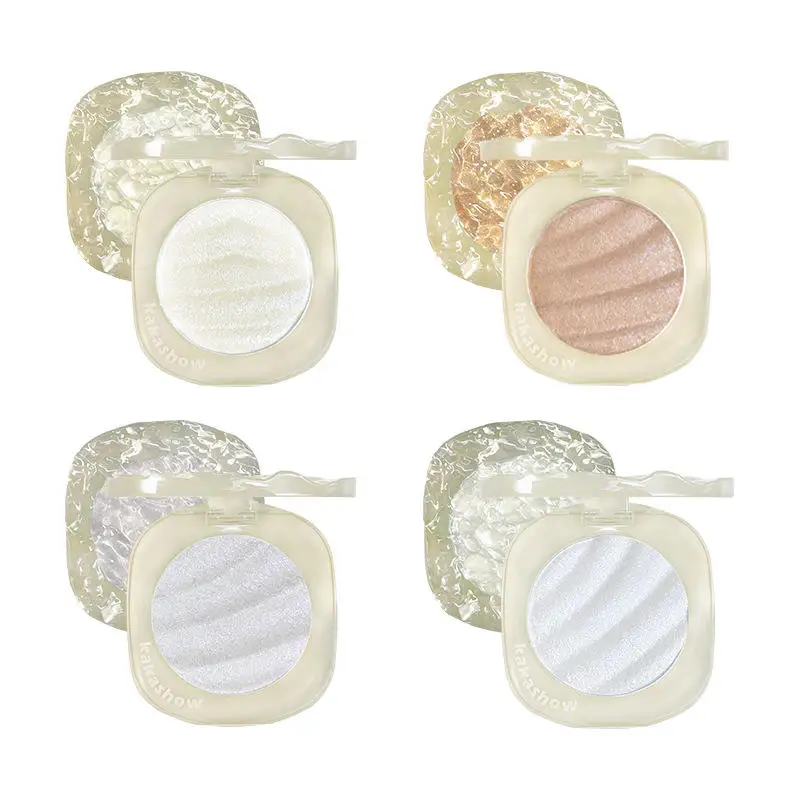 CVZ Low MOQ Single Color Highlighter Powder Flashing Contour Delicate Pearlescent Brightening High Gloss Powder