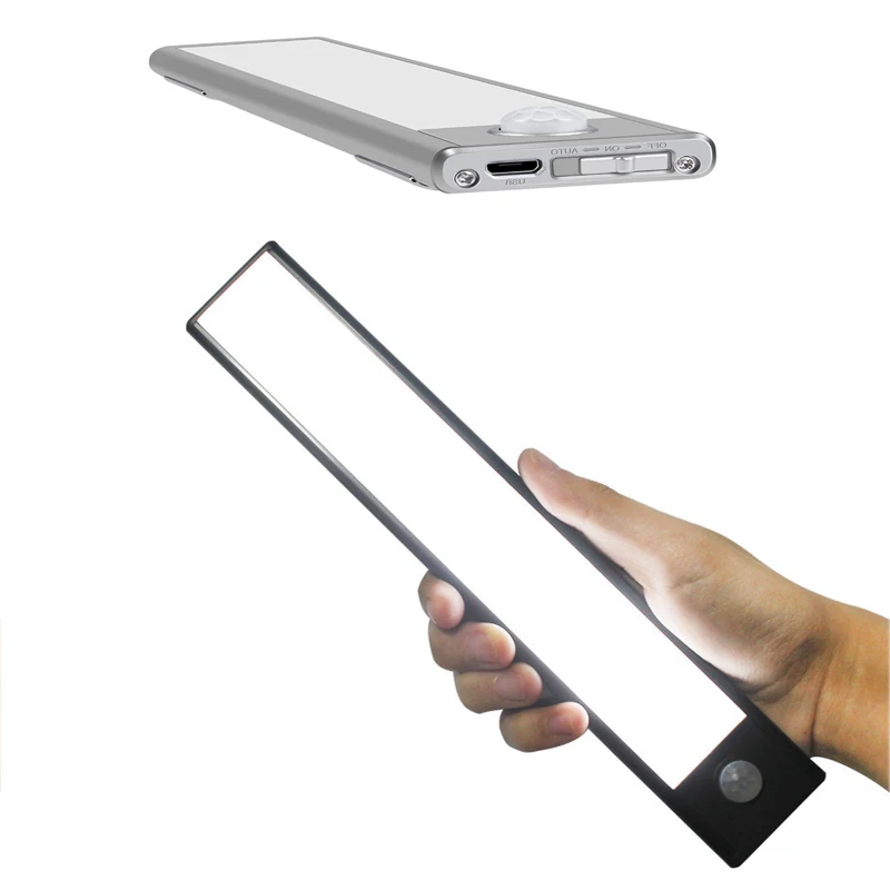 2022 Newest smart Indoor Ultra-thin LED Under Cabinet cupboard wardrobe  Lighting PIR Motion Sensor Cabinet Lights