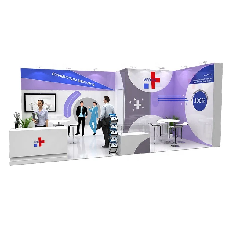 IZEXPO 30 минут быстрой сборки 3*7 м выставочный стенд и модульный портативный