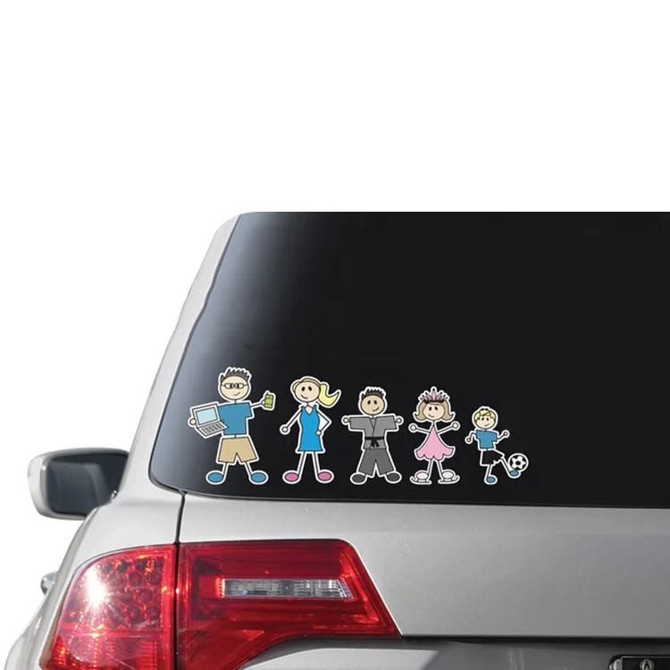 Popular sell custom PVC car sticker decal with transfer film