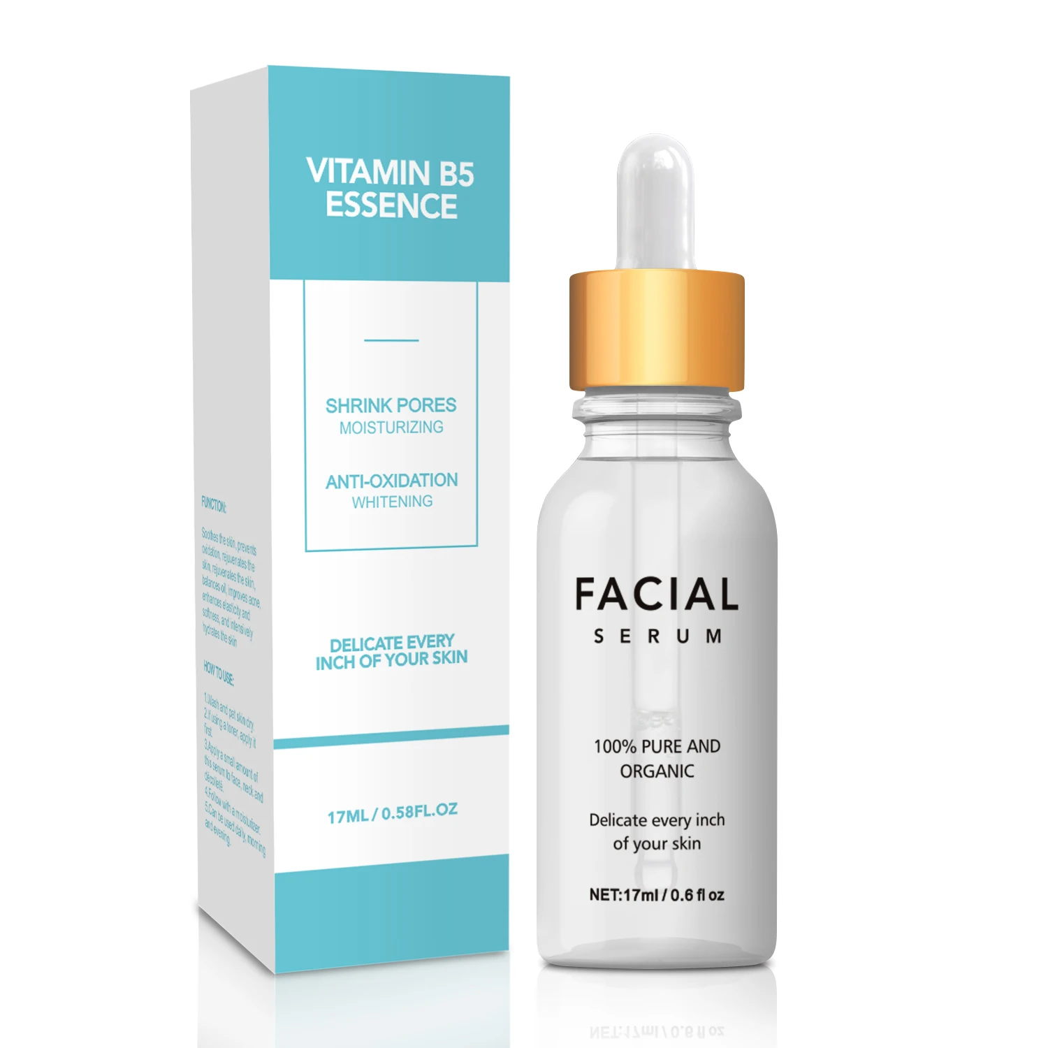 Private label Anti Wrinkles Anti-aging Vitamin Hyalu B5 Hyaluronic Acid Serum Liquid Female Skin Care Lightening Products