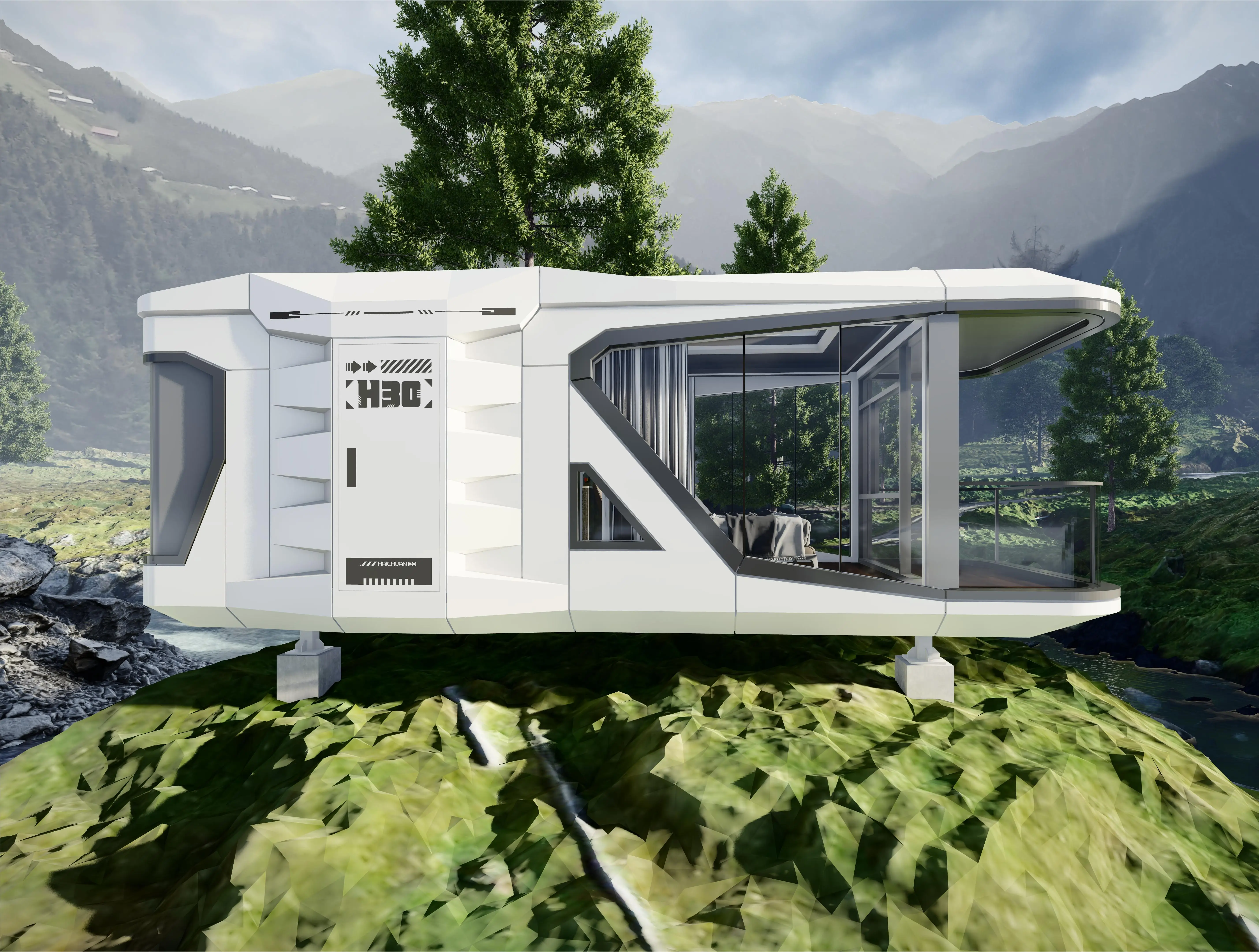 OEM ODM prefab portable houses capsule volferda capsule house capsule house hotel