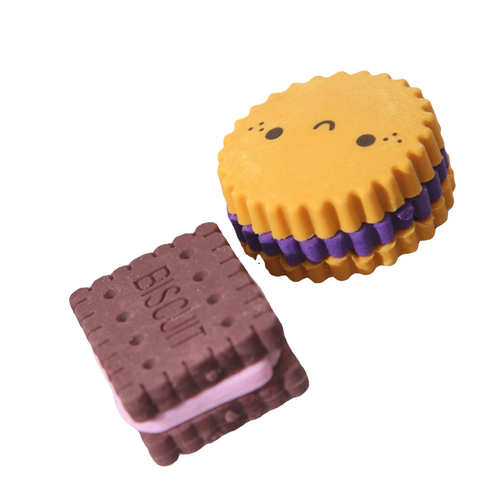 Cheap Promotional Simple HB Pencil Rubber Eraser 3D Shape School Pencil Topper Eraser