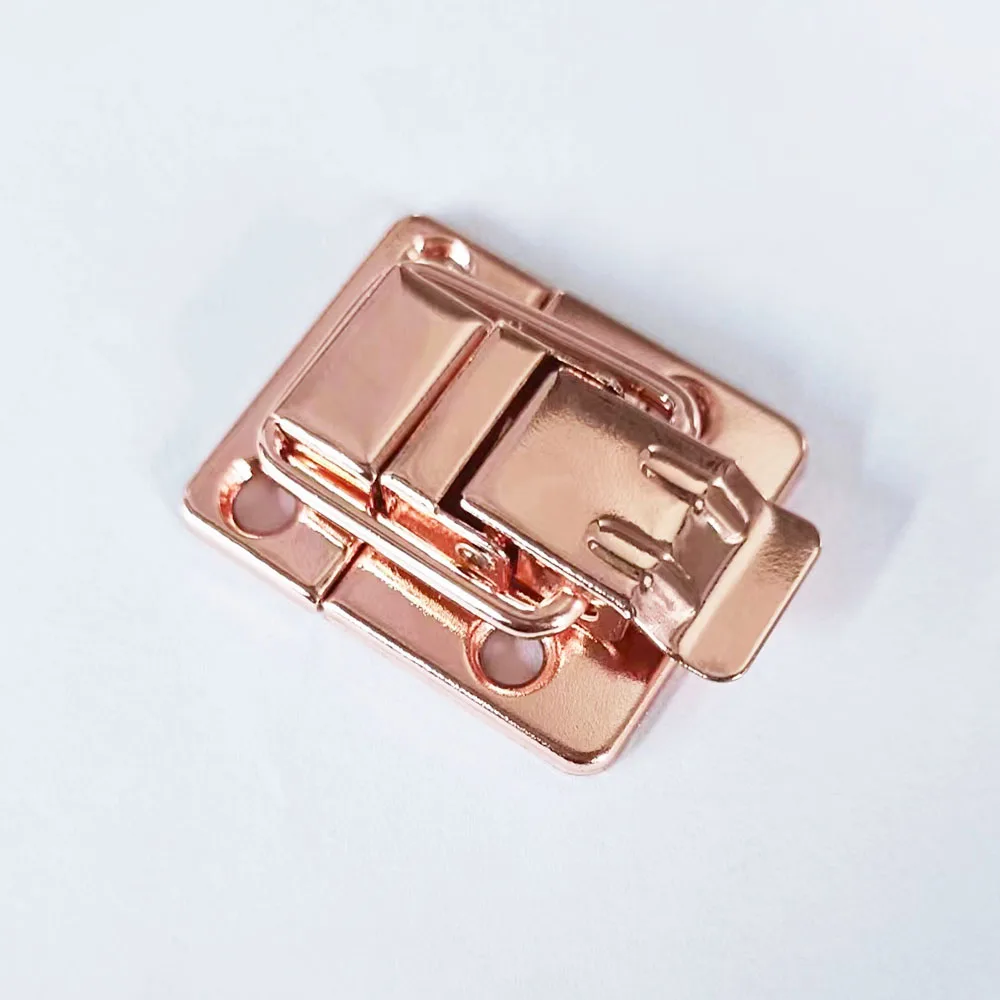 Rose Gold Metal Aluminum Case Latch Lock Hasp Closure