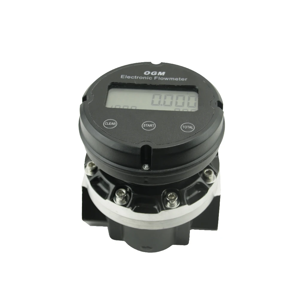 Factory price fuel station flow meter precise digital measurement diesel gasoline flow meter