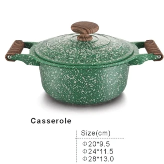 Granite Pot Ultra Nonstick Pots and Pans Set with Stone-Derived Coating Suitable for All Stove