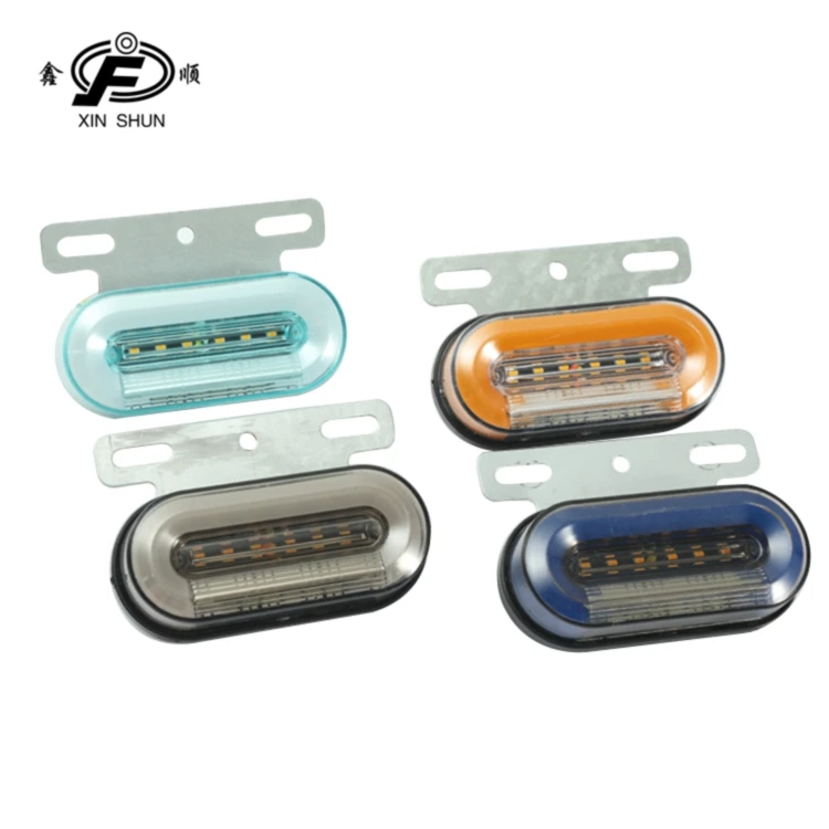 
Waterproof 12v 24v red amber white blue green side marker light for car truck trailer lorry 