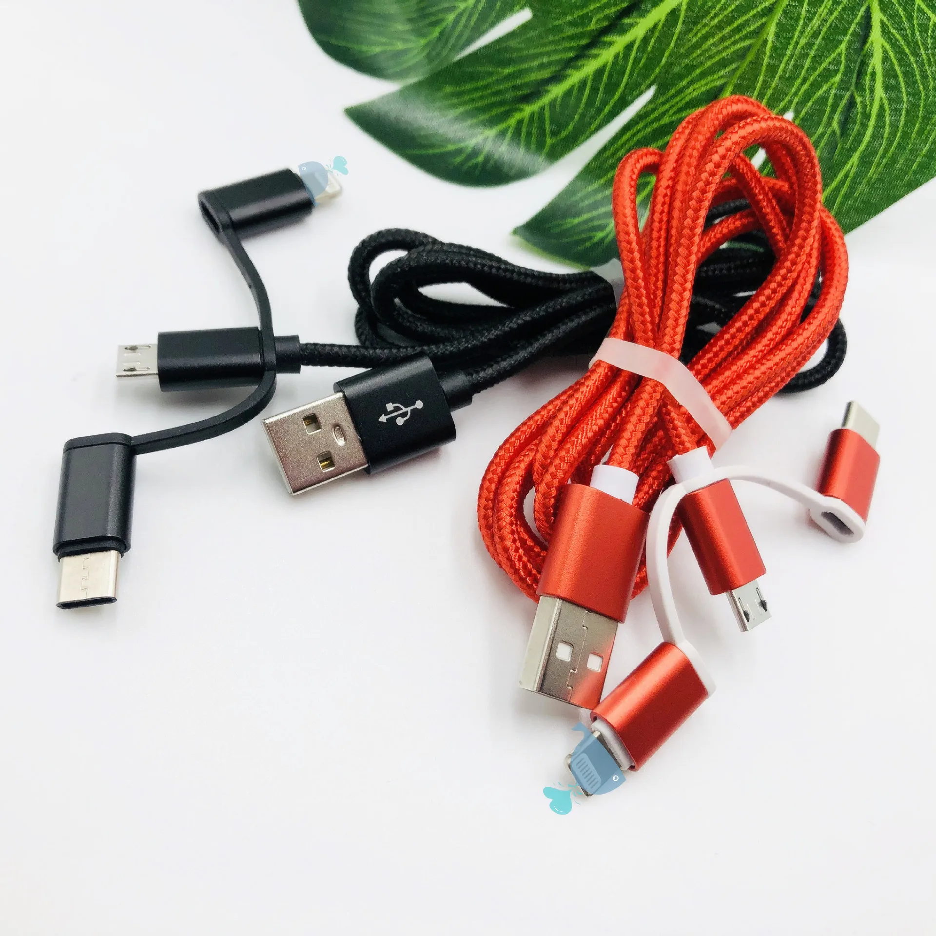 Горячая Распродажа 3 в 1 30 см 70 м 120 OEM-длина USB-кабель для быстрой зарядки внешнего