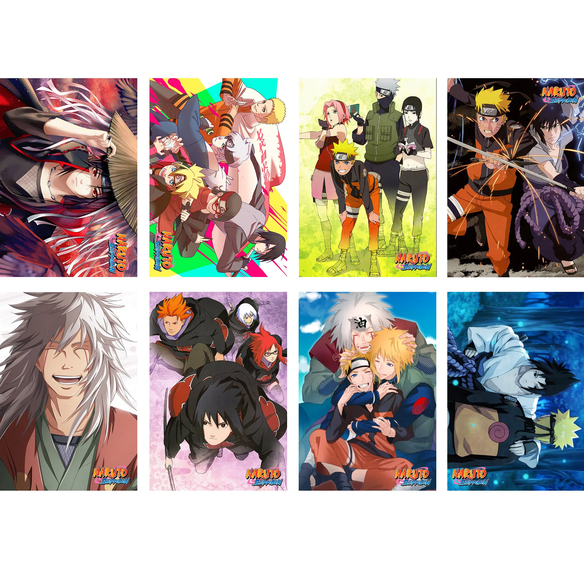 Wholesale 100 designs 8Pcs/Set Japanese Anime Hot style Anime Poster Chainsaw man poster