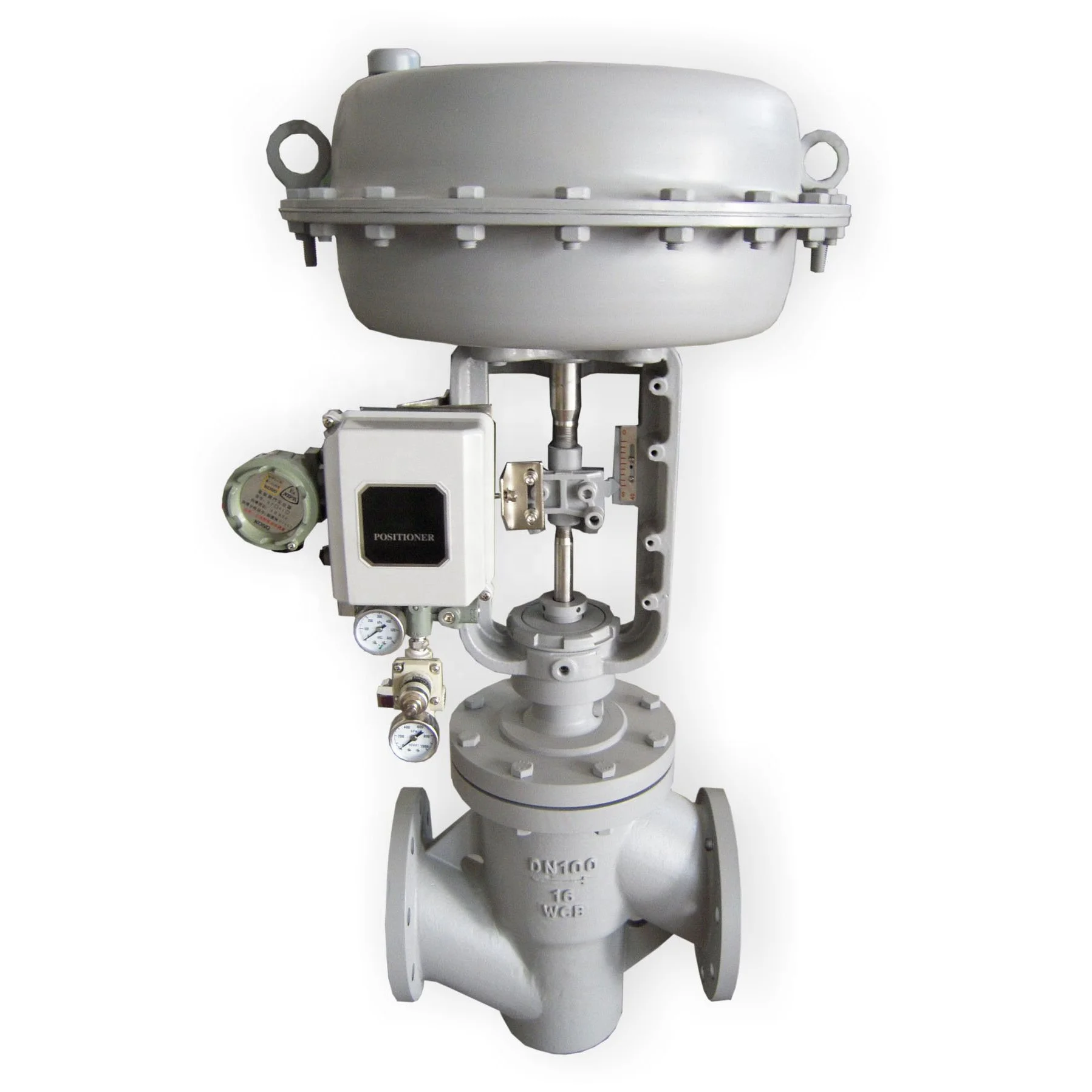 4in DN50 Cast Steel Class150 Flange Self Operated Pressure Regulator For Natural Gas Pressure Regulators For Compressed Air