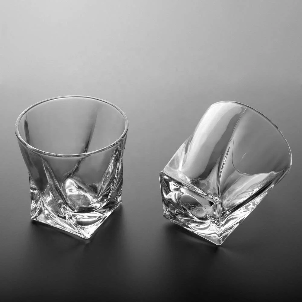  High Popular Drinking Cup Good Quality Bar Traditional Garden Tools with Crystal Whisky Glasses High-Clarity Twist