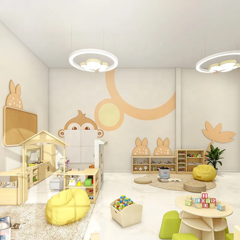 Kindergarten Montessori Classroom Design with Premium Preschool Furniture and Daycare Furniture Wholesale