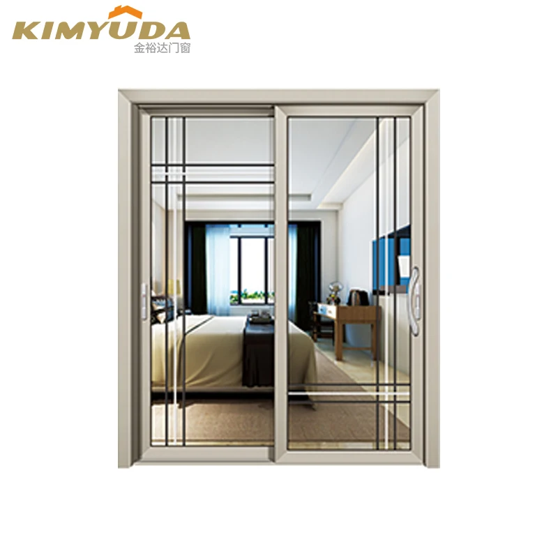 Outdoor Black Japanese Sliding Door Glass Aluminum Prices Double Glazed Sliding Door
