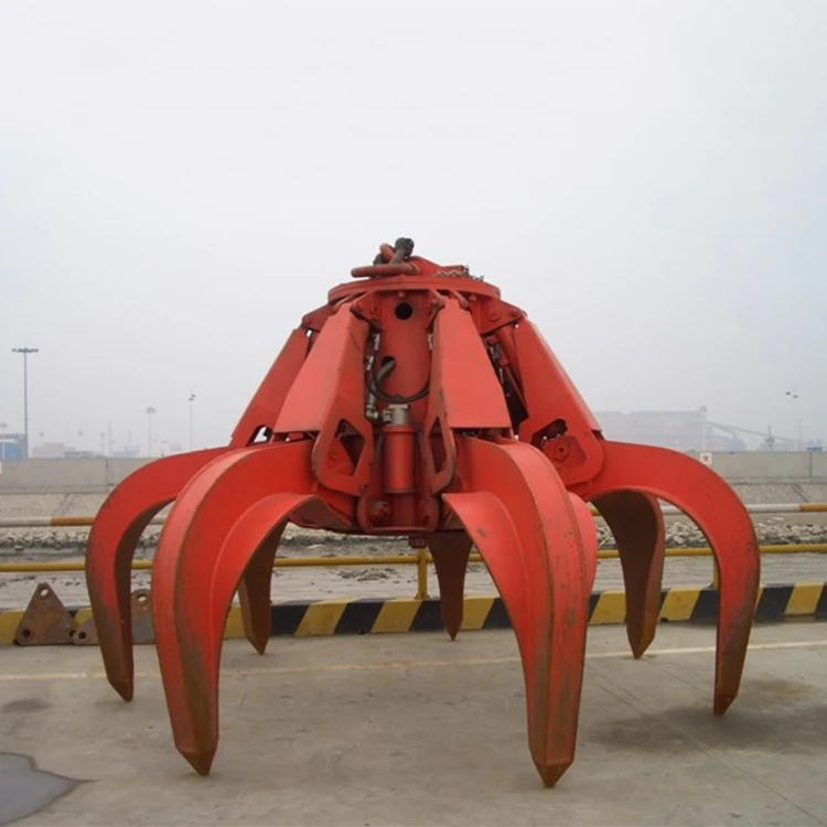 Four rope bucket grab hydraulic cylinder grab for crane or excavator