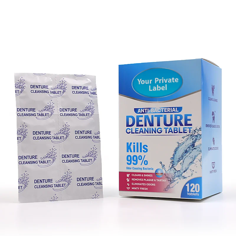 Denture Tablets Retainer Cleaner tablet Oral care and Personal care Older people care