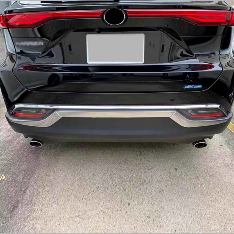 for Toyota Harrier 80 Auto Exterior Accessory Chrome Trims Car Rear Reflector Garnish
