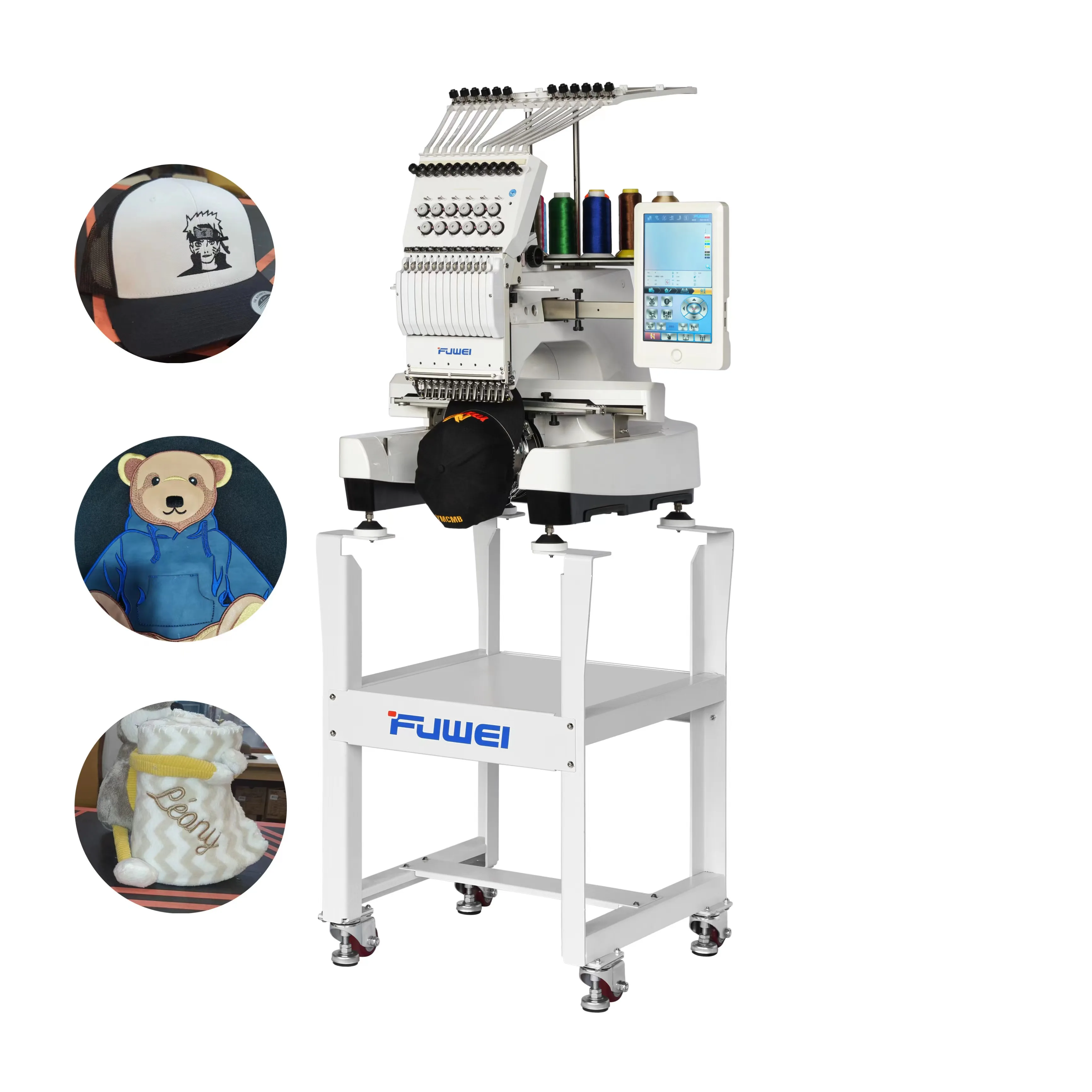 FUWEI 2022 newest big embroidery area high quality single head lembroidery machine same FUWEI brand
