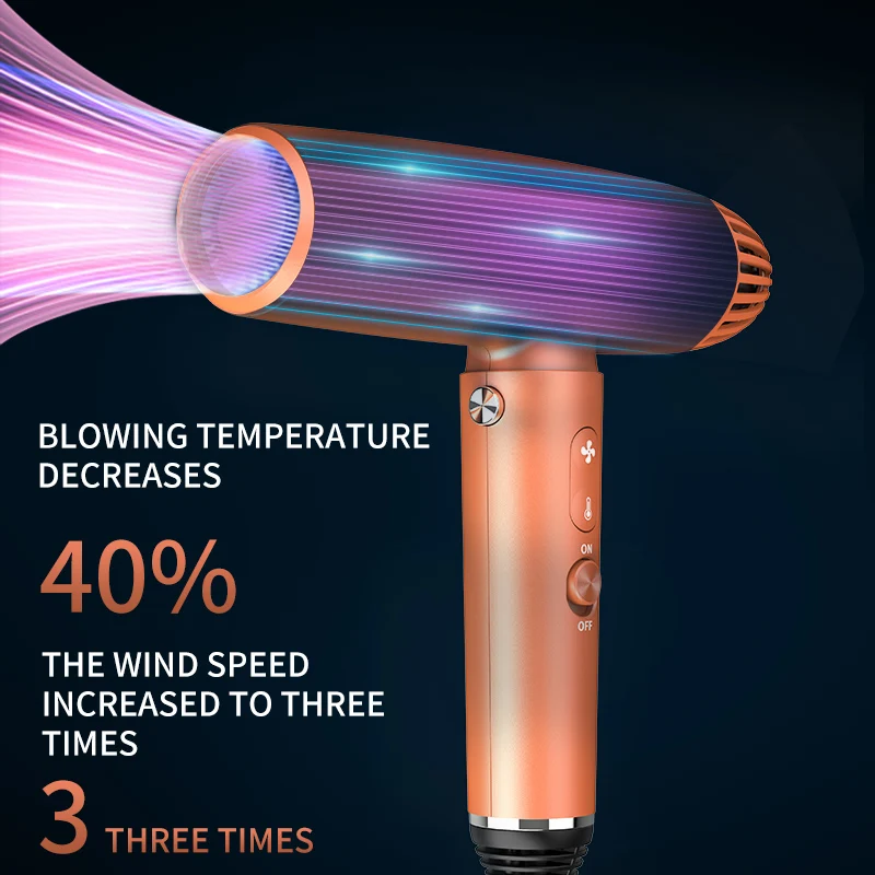 Factory wholesale BLDC Motor Quick Drying Hair dryer Hair Ionic Blow Dryer with diffuser and concentrator