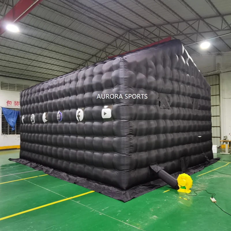 Factory custom cheap inflatable tent large disco tent  inflatable nightclub tent for sale