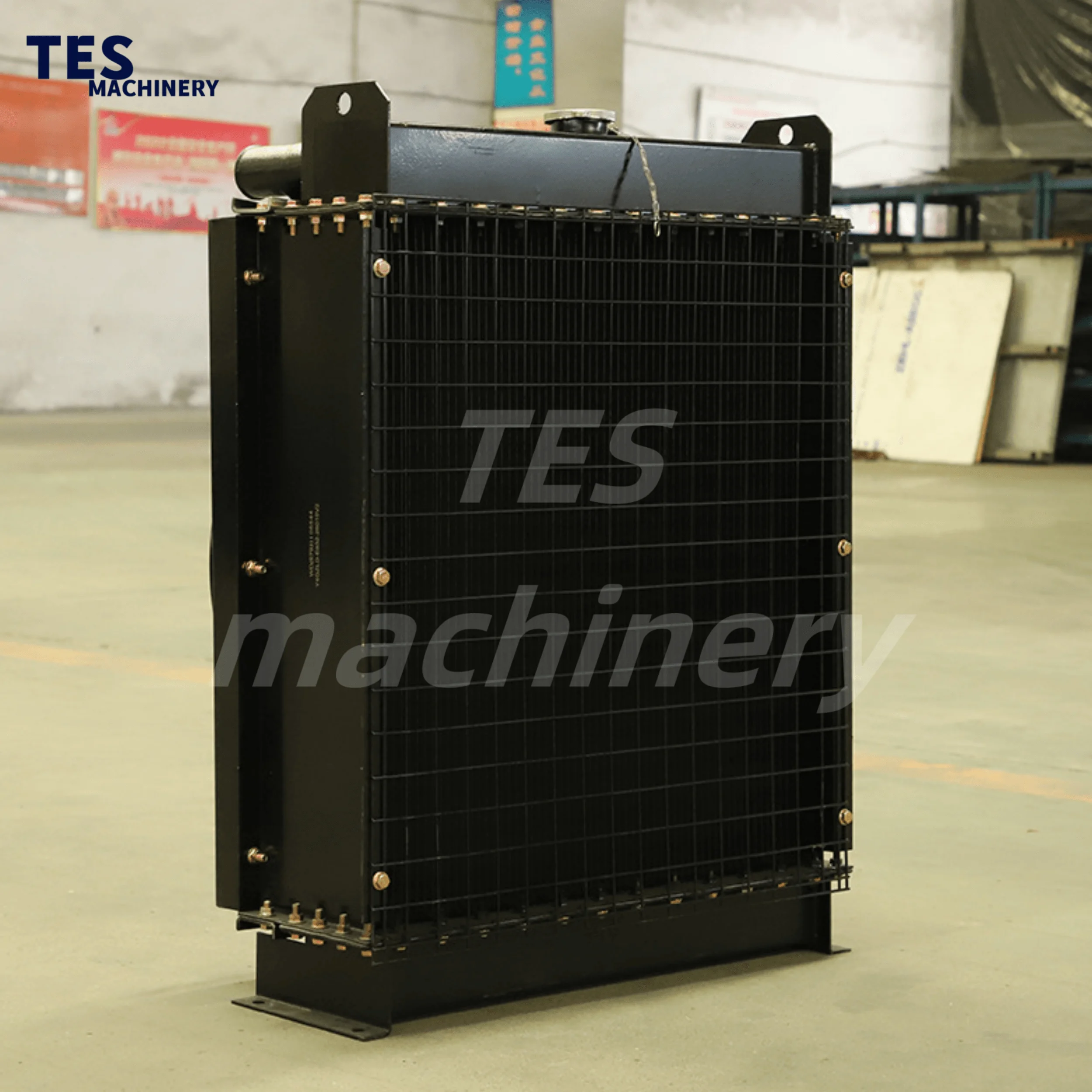 Low emissions diesel generator water tank radiator suitable industrial hydraulic oil cooler aluminum fin generator radiator