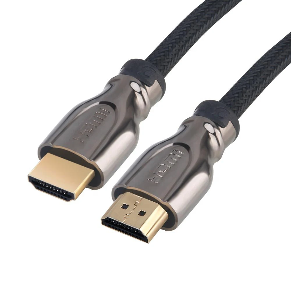 WISTAR HDMI Cable 4K Nylon Braided High Speed Gold HDMI Cord 18Gbps 4K 60HZ Ethernet Support Compatible for UHD TV Monitor