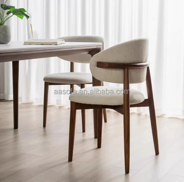 Soft grey fabric dining room chairs for restaurant 6 seater marble dining table china made