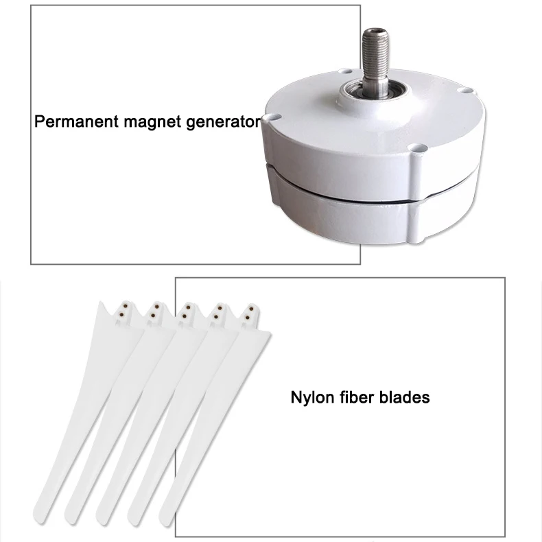 12V 24V 300W 200W Off-grid Mini Wind Turbine Generator For Home Use