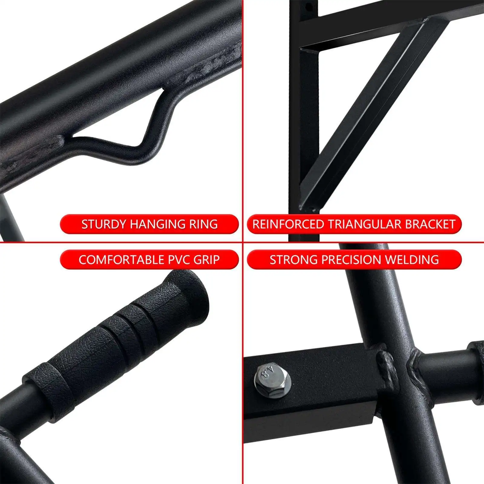 Hot Sell Horizontal Door Pull up Bar Chin up Bar Training Exercise for Home Gym Multifunctional Pull up Bar