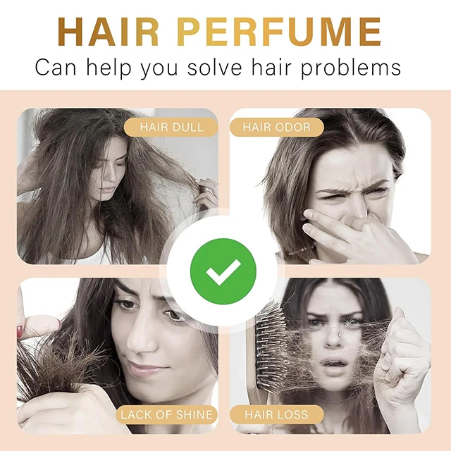 Private Brand Natural Ingredient Extract Perfume Essential Oil Care Nourishing Refreshing Lasting Fragrance Suitable All Hair