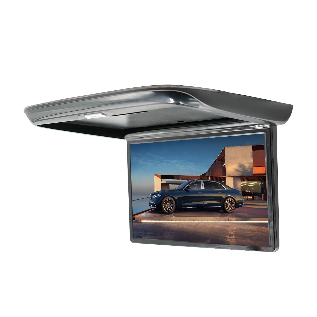 DJZG Car roof mount Flip down monitor / Car Ceiling Mounted Monitor Bus LCD TV 16 Inch rooftop car TV For Mercedes v class w447