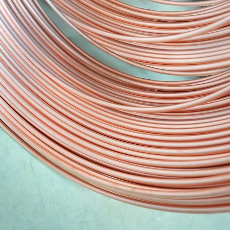 High Quality Refrigeration Air Conditioner Connecting Copper Pipe Manufacture Pancake Coil Capillary Copper Coil Copper Tube