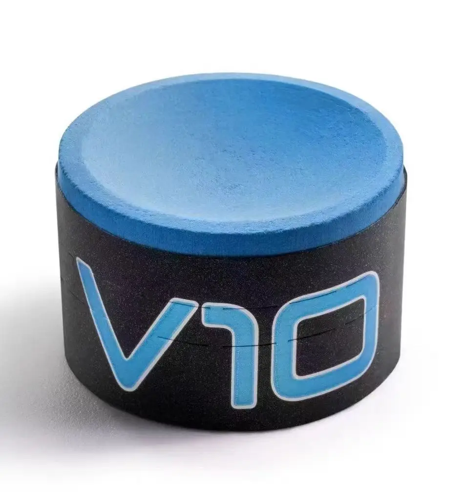 Новинка бильярдный мел TAOM V10 сине-зеленый высококачественные аксессуары для бильярдного кия коробка из 9 штук