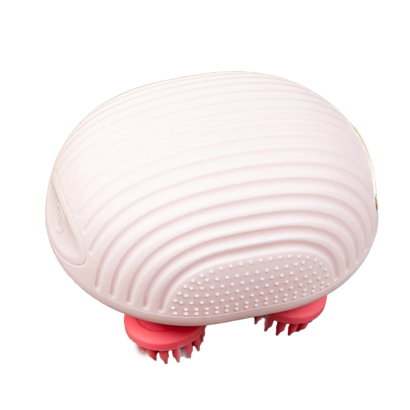 Joegecare Factory Rechargeable Waterproof Ipx7 76 Silicone Head Handheld Multifunctional Body Massager Head scalp Massager